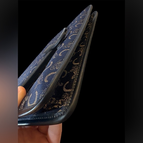 Vintage CELINE Macadam Canvas Clutch 7"x10" - Picture 4 of 8